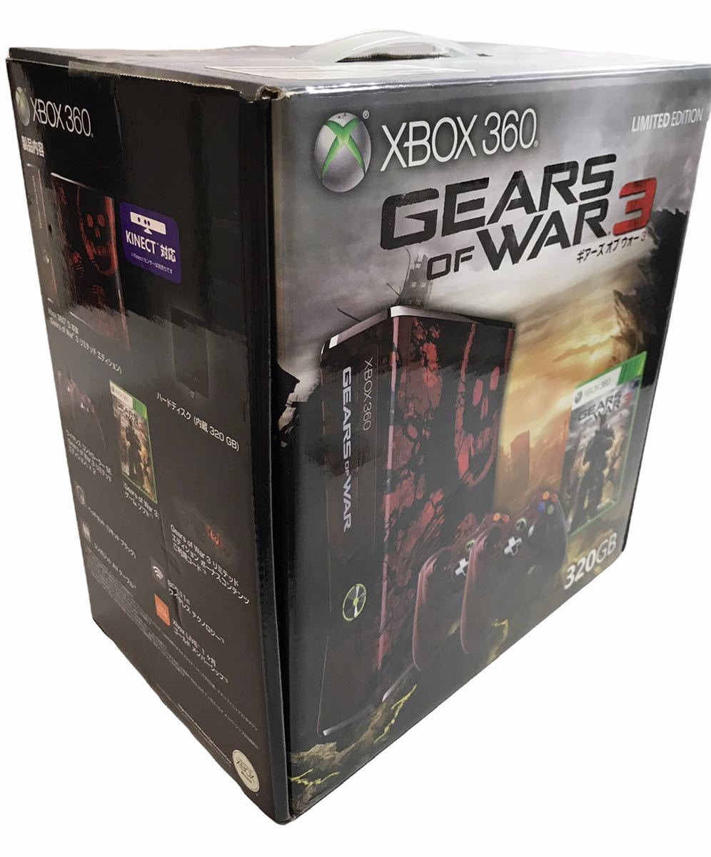 極美品 Xbox 360 320GB Gears of War 3 リミテッド エディションS4K-00012 ギアーズオブウォー本体