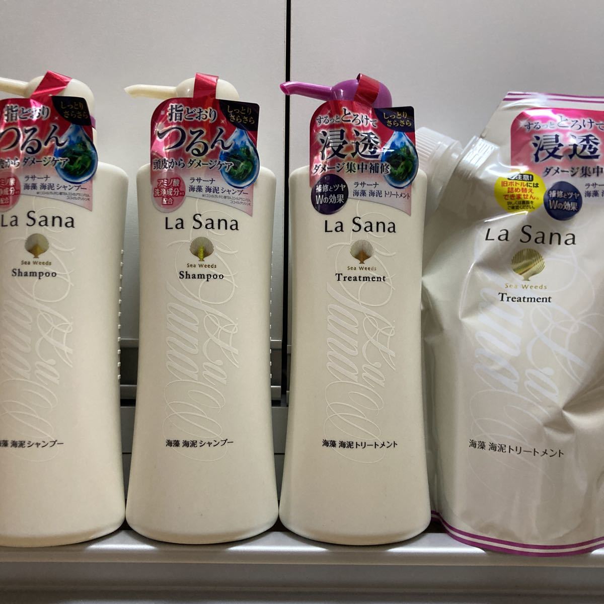 La Sana ラサーナ 海藻海泥シャンプー トリートメント 10,000円商品 ...