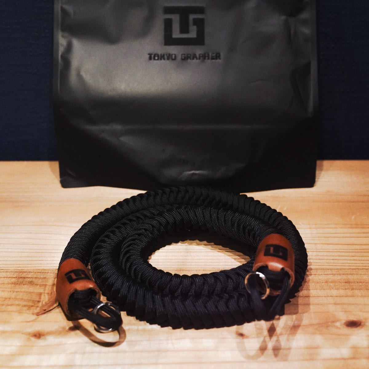 TOKYO GRAPHER パラコード ストラップ BLACK ブラック 東京 TOKYO GRAPHER パラコード ストラップ BLACK ブラック 東京