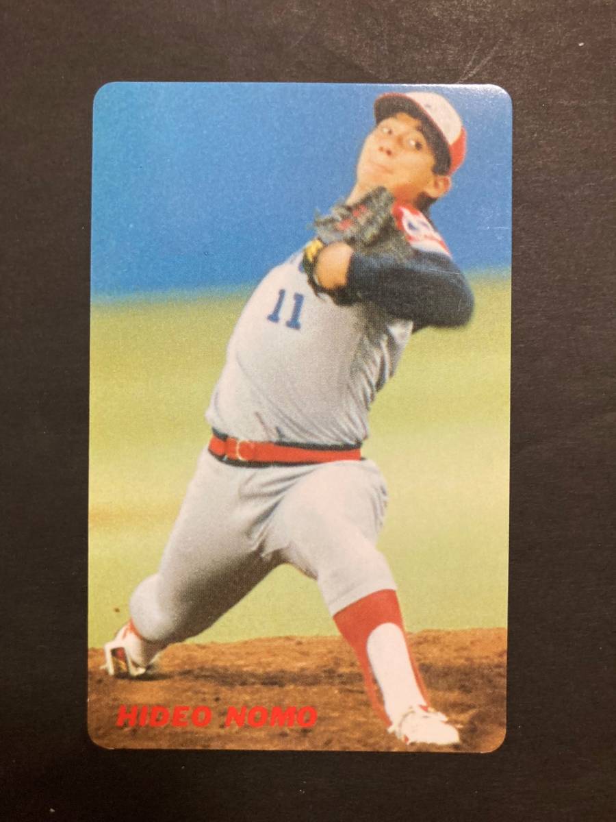 カルビープロ野球カード 91年 No.64 野茂英雄 近鉄 1991年 ① (検索用) レアブロック ショートブロック ホログラム 金枠 地方版の画像1