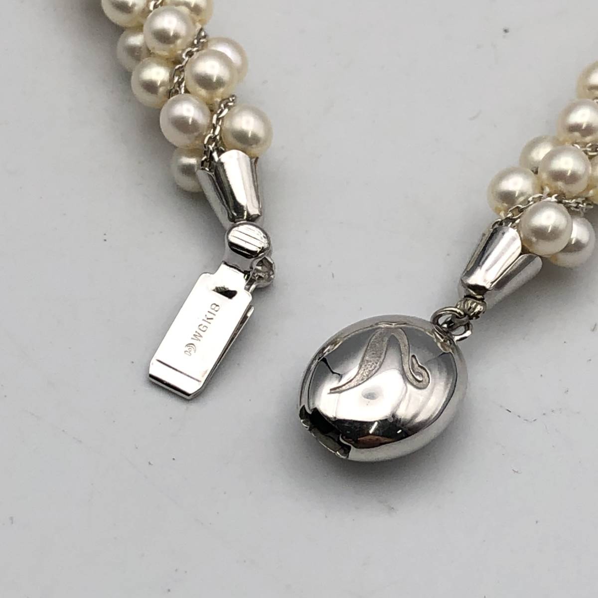 ☆C09626【ほぼ未使用品】TASAKI タサキ/パール 真珠/ネックレス/金具