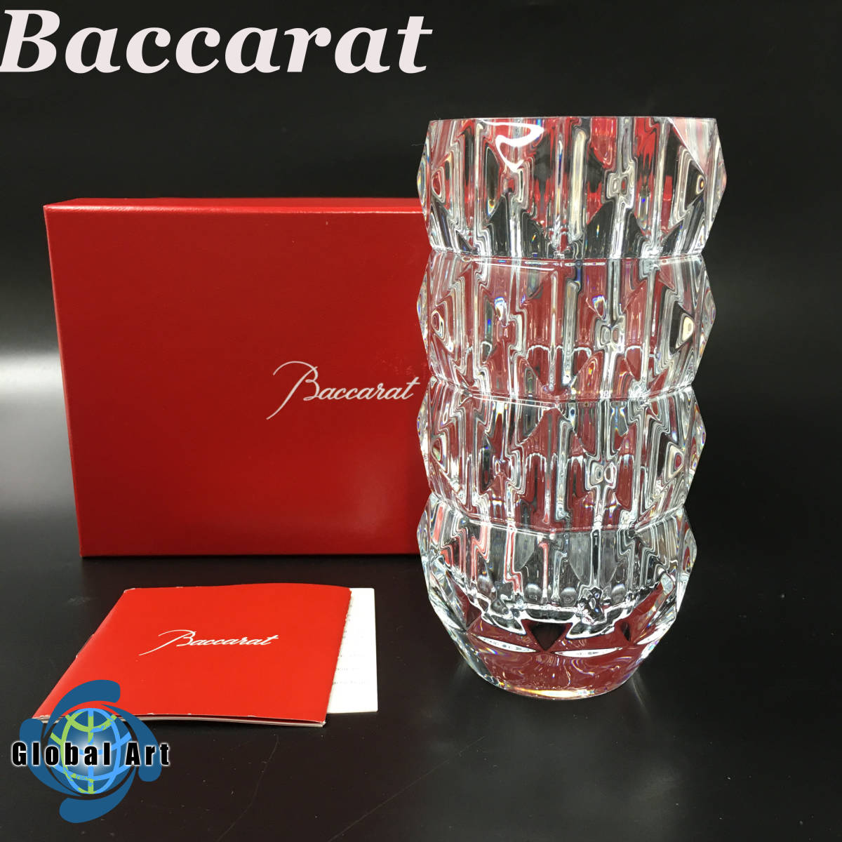 未使用品】Baccarat バカラ ウェーブボウル 花瓶 箱付 安い割引 14740