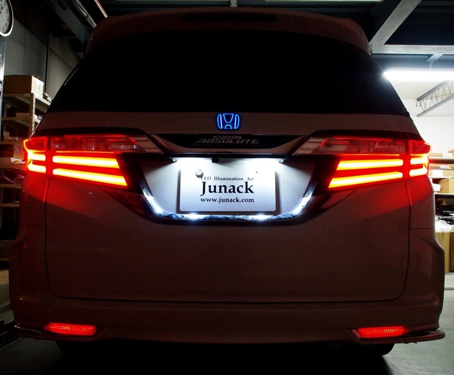 ジュナック LEDトランスエンブレム フィット GE6/7/8/9(RS含む) 2007.10-2010.09 リア用 LTE-H8 Junack_画像2