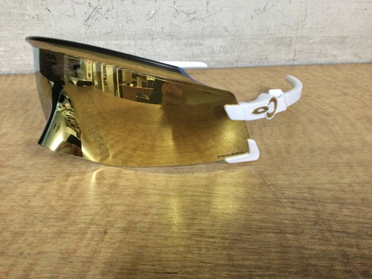オークリー サングラス KATO CAVENDISH ホワイト プリズム 24K