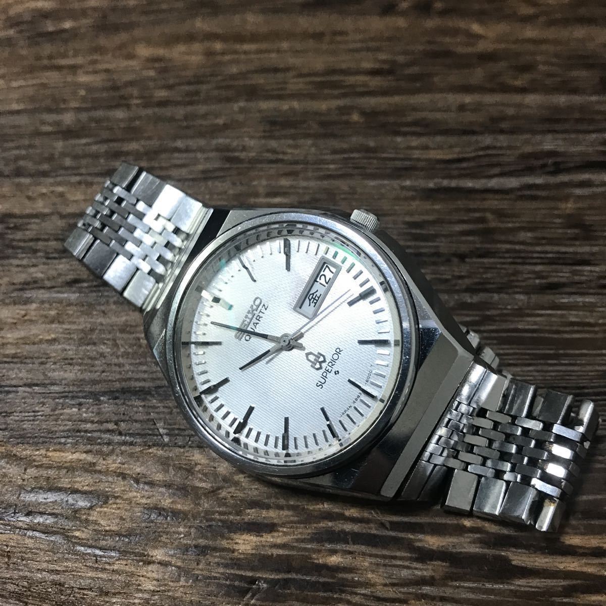 SEIKO セイコー】 SUPERIOR スーペリア 4883-8001 デイデイト クォーツ