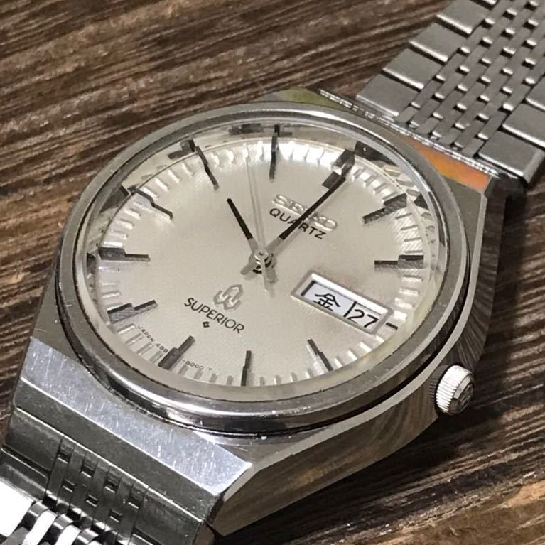 SEIKO セイコー】 SUPERIOR スーペリア 4883-8001 デイデイト クォーツ