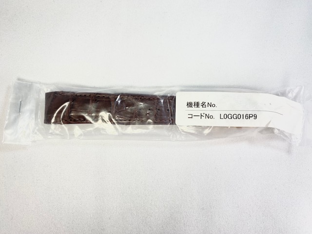 L0GG016P9 SEIKO Brightz 20mm original leather belt crocodile Brown SAGA252/8B63-0AL0 for cat pohs free shipping 