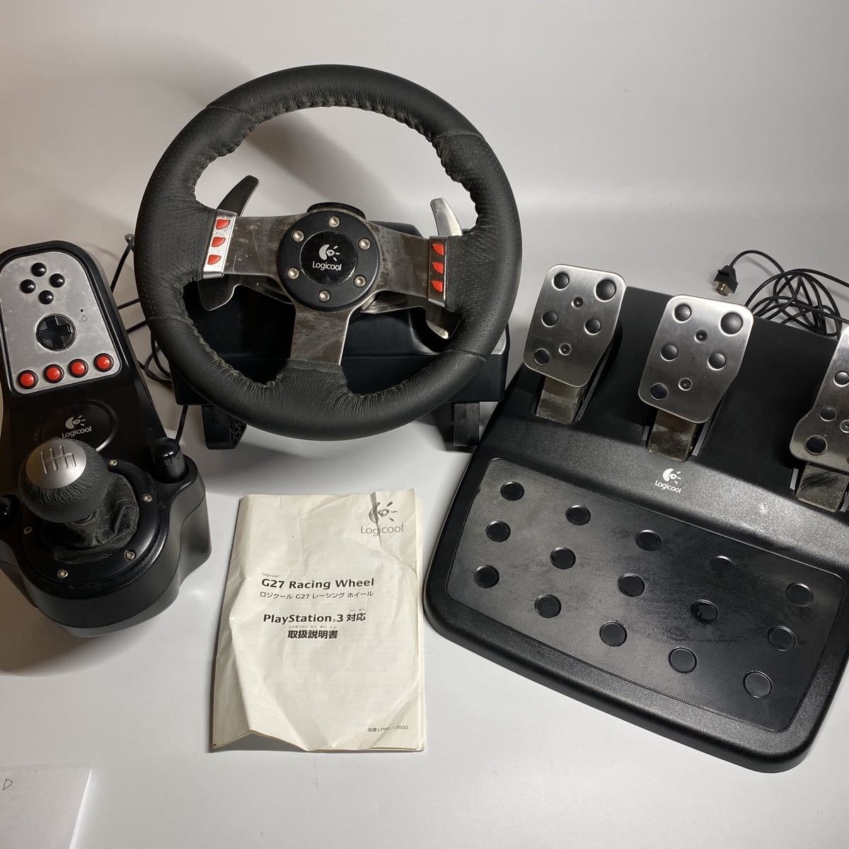 logitech G27 racing wheel ロジテックハンドルコントローラー PS3