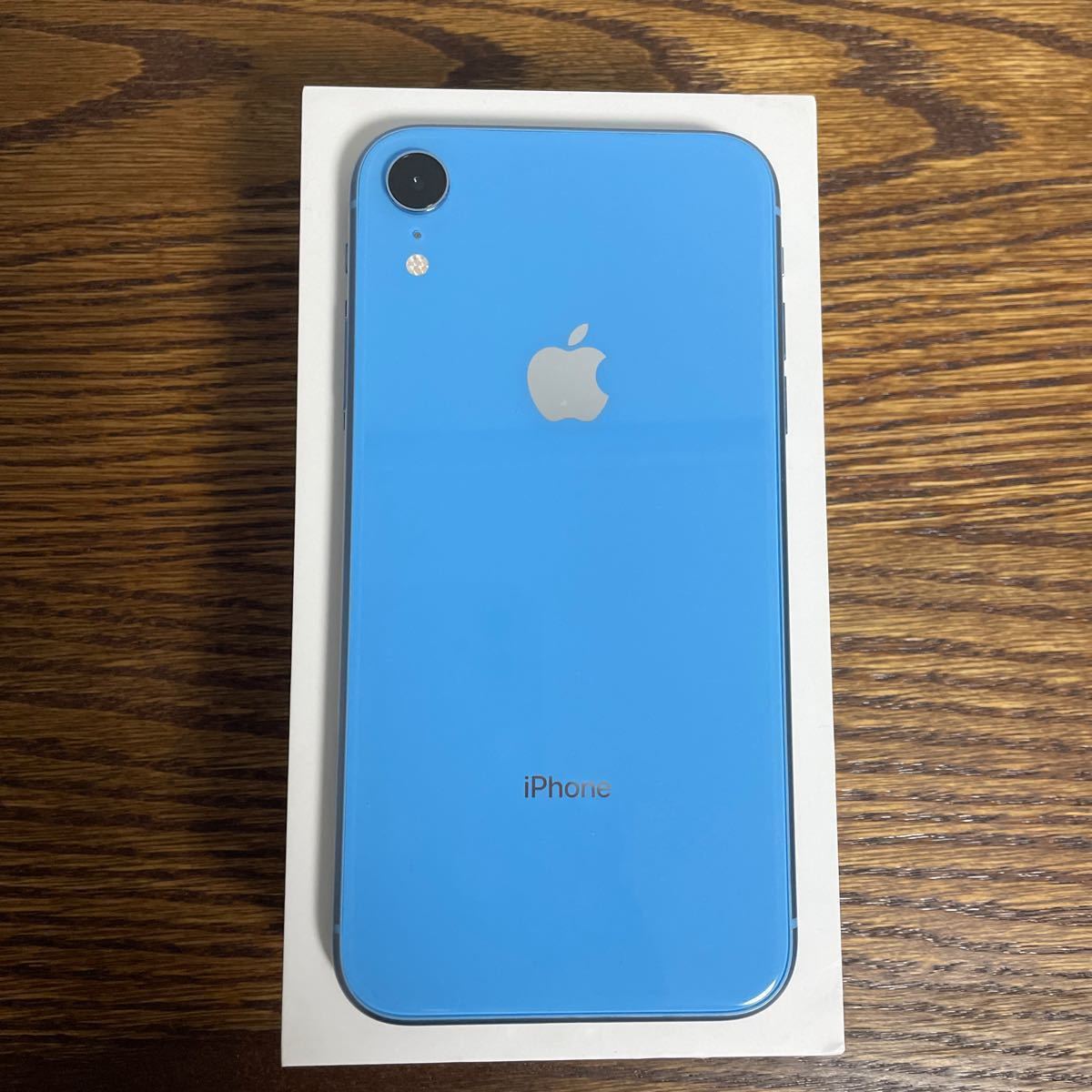 iPhone XR 64GB ブルー SIMロック解除 バッテリー最大容量96% www