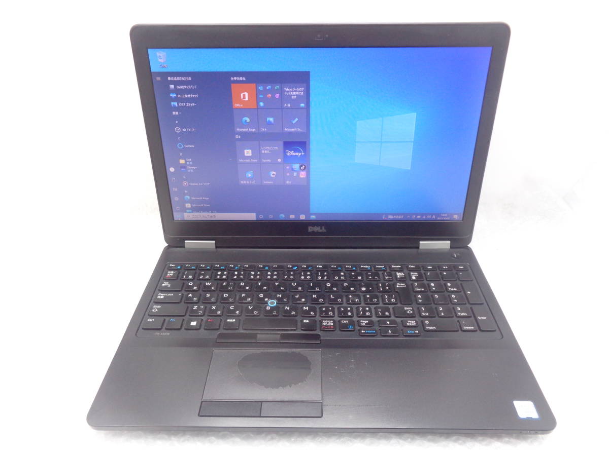 1円～ i3第6世代 DELL latitude E5570/i3-6100U 2.3GHz/8GB/500GB/カメラ/無線/BLUETOOTH/15.6インチ/Windows10 中古動作品(987)_画像1