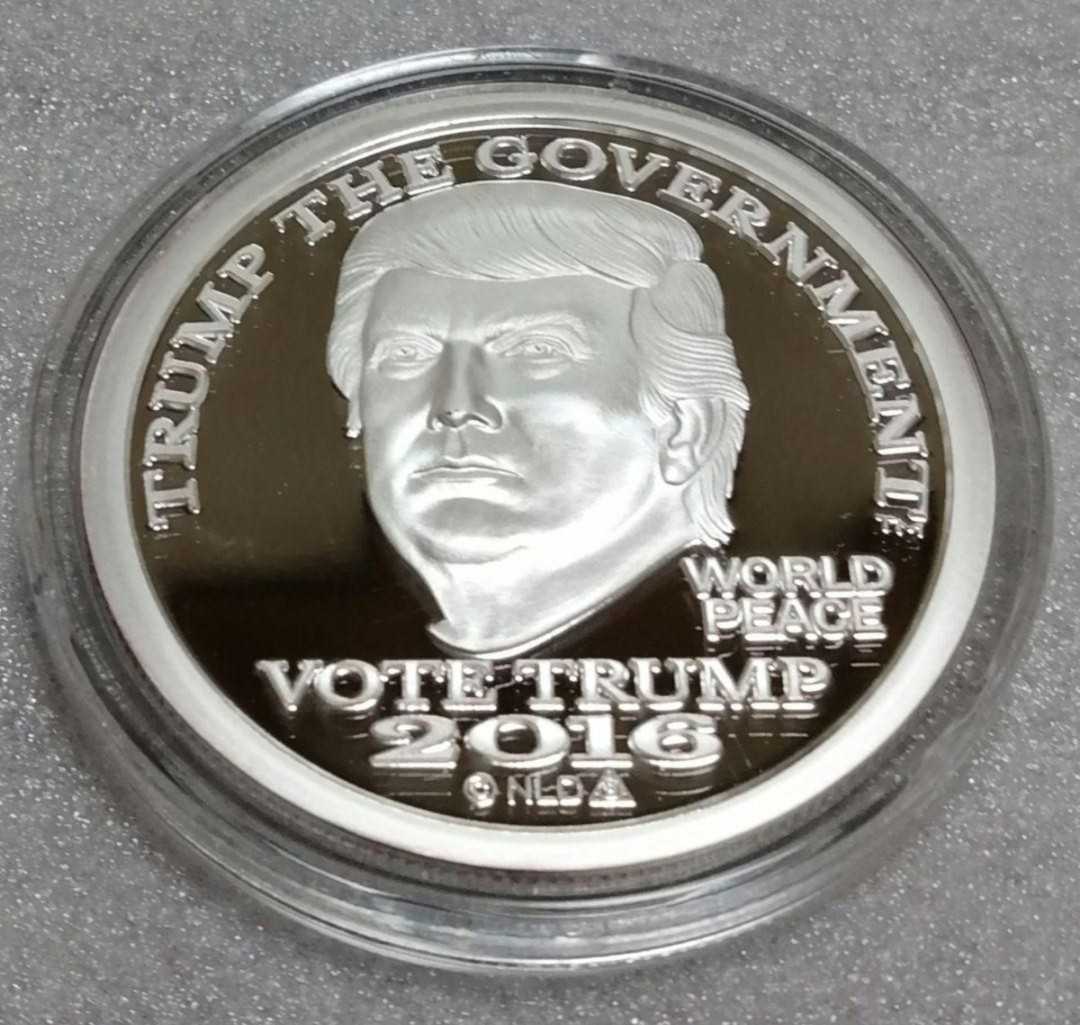 2016 トランプ 第45代 アメリカ大統領 銀貨 プルーフ オリジナル箱 ...