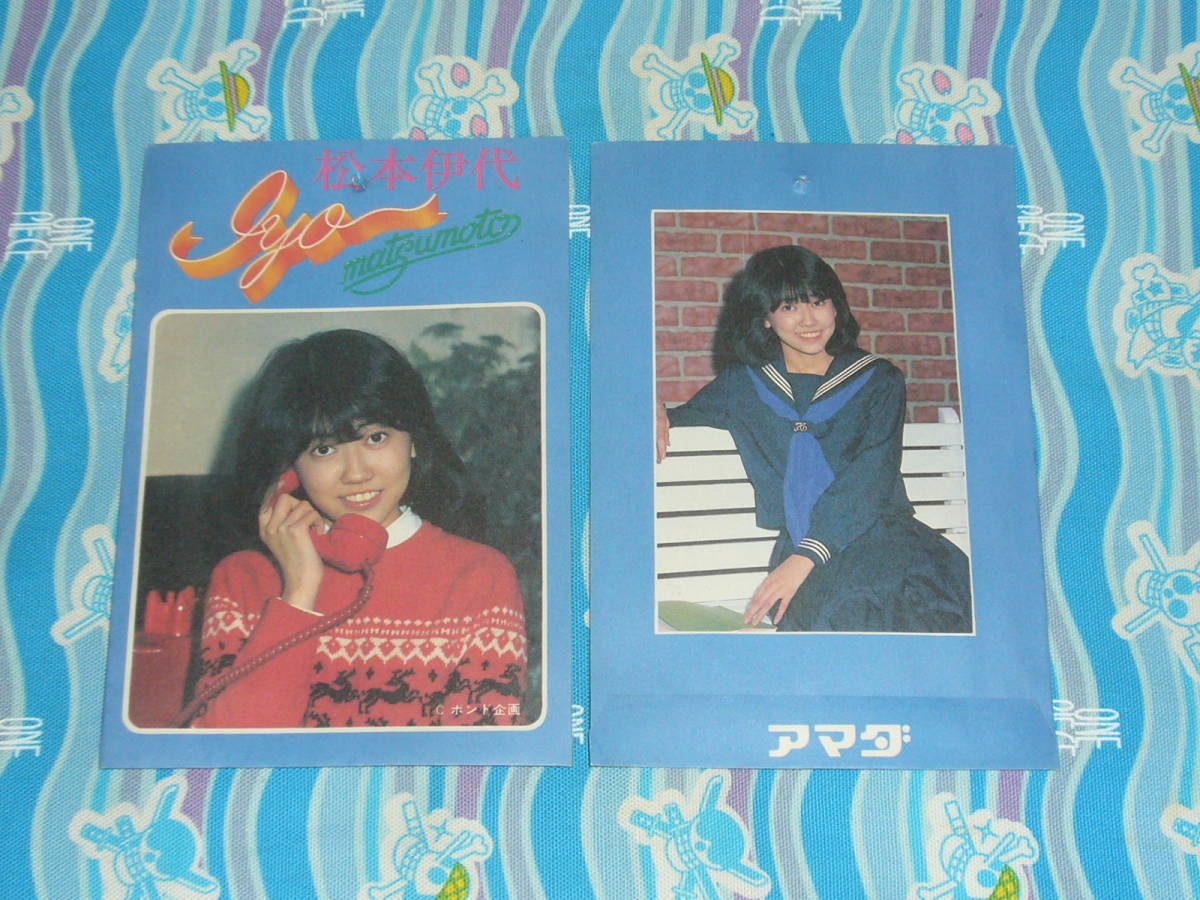 1981年 松本伊代 / シール 5種セット（袋５枚付き）_画像3