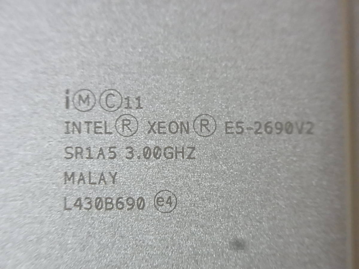 激安通販 Intel Xeon E5-2690 v2 Ten-Core プロセッサー 3.0GHz 8.0GT