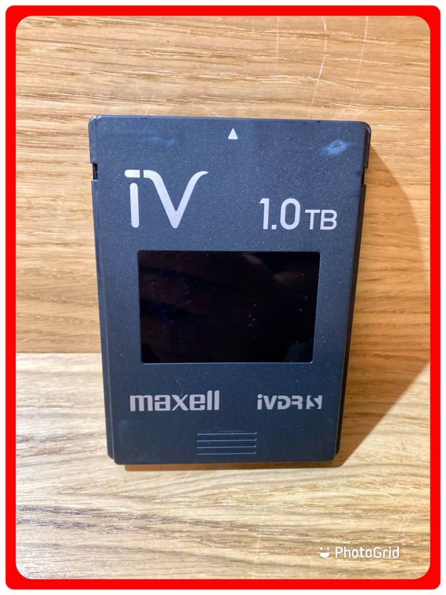 マクセル iVDRカセットハードディスク 1TB × 2本セット ケース付き