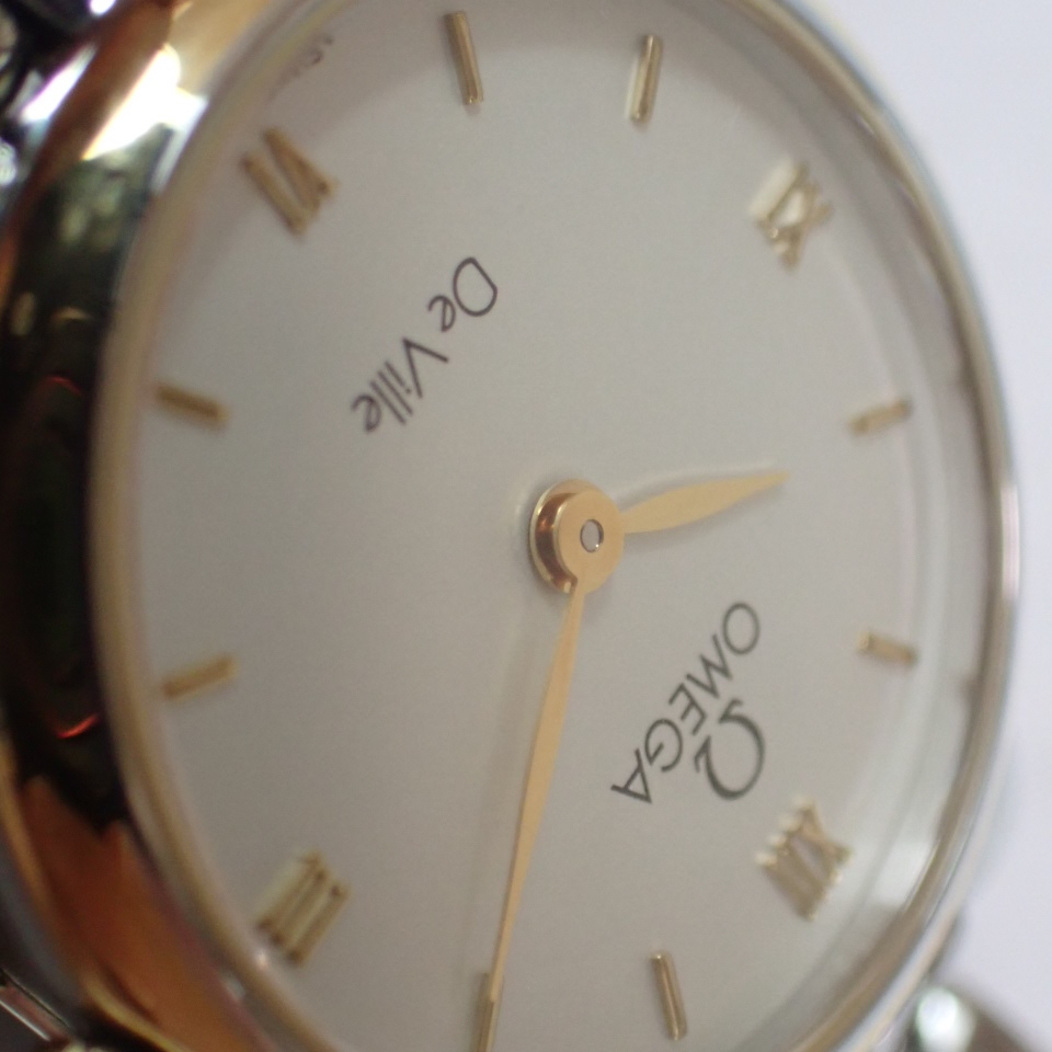 純正廉価  イエローゴールド シェル 腕時計 4375.71 ヴィル デ オメガ 腕時計(アナログ)