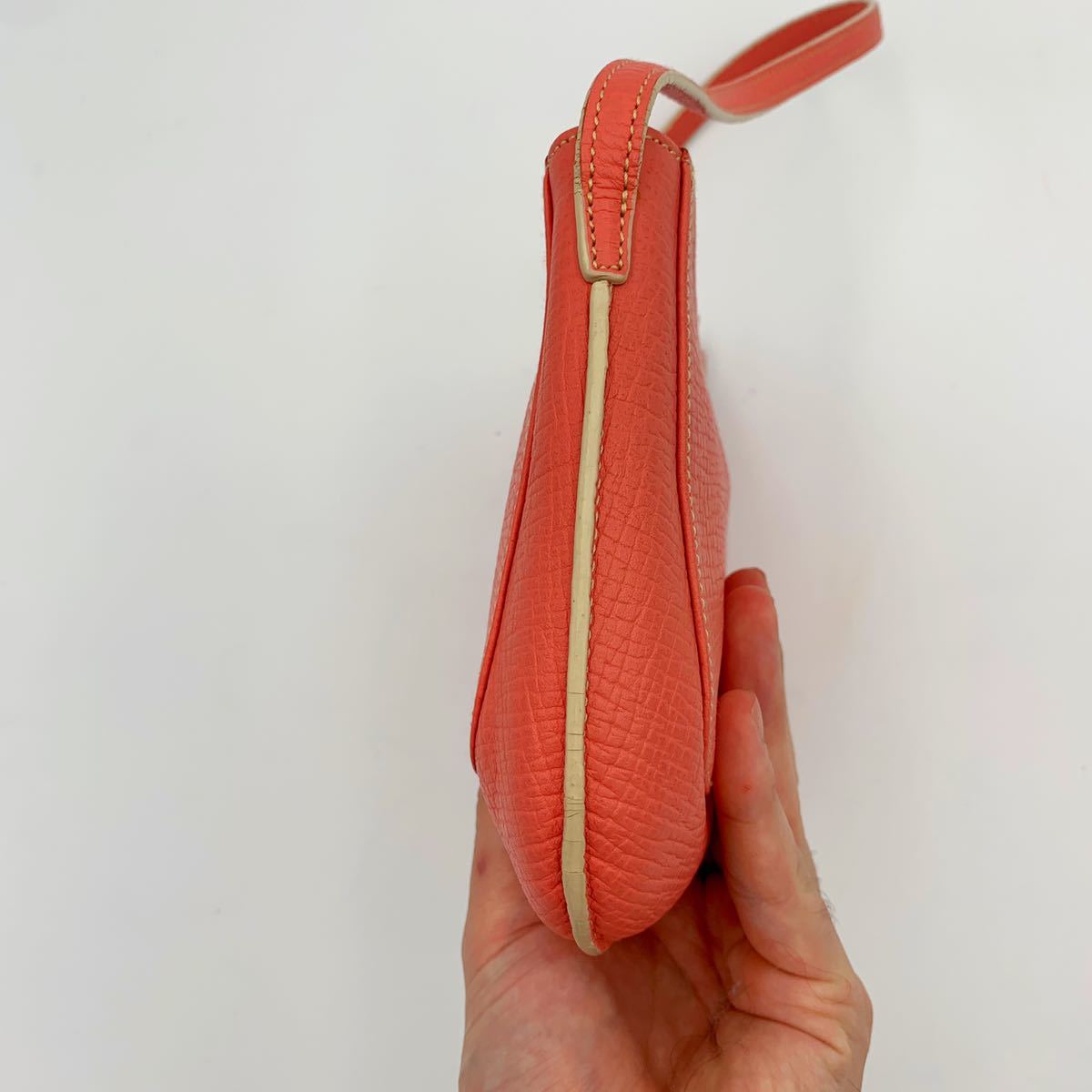 美品】LOEWE ロエベ アクセサリーポーチ ハンドバッグ 本革 レザー