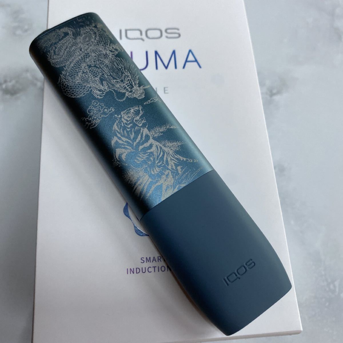 iQOS ILUMA ONE イルマワン 龍 虎 レーザー加工 タイガー iQOS ILUMA ONE イルマワン 龍 虎 レーザー加工 タイガー