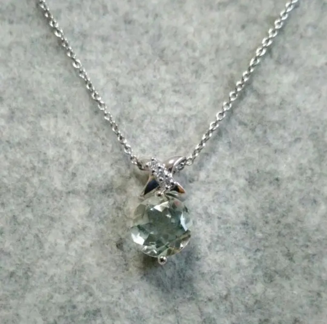SILVER925 グリーンクォーツペンダント(刻印あり) | noonanwaste.com
