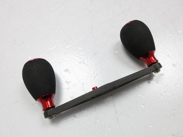 ZPI SSRC カーボンハンドル イナーシャ ハンドル ノブ軸間92mm ダイワ用 /管理AP3069/62_画像2
