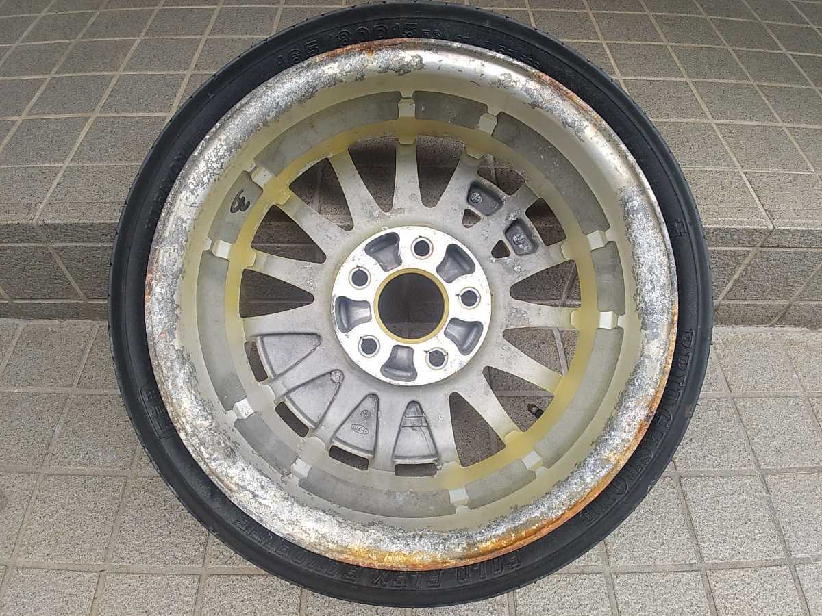 Z32 original aluminium wheel spare temporary spare tire tire Nissan Fairlady Z NISSAN 300ZX KYUSHA old car respondent urgent business Space Saber that time thing 