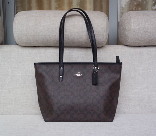 コーチ COACH トートバッグ レディースバッグ レザー ブラック