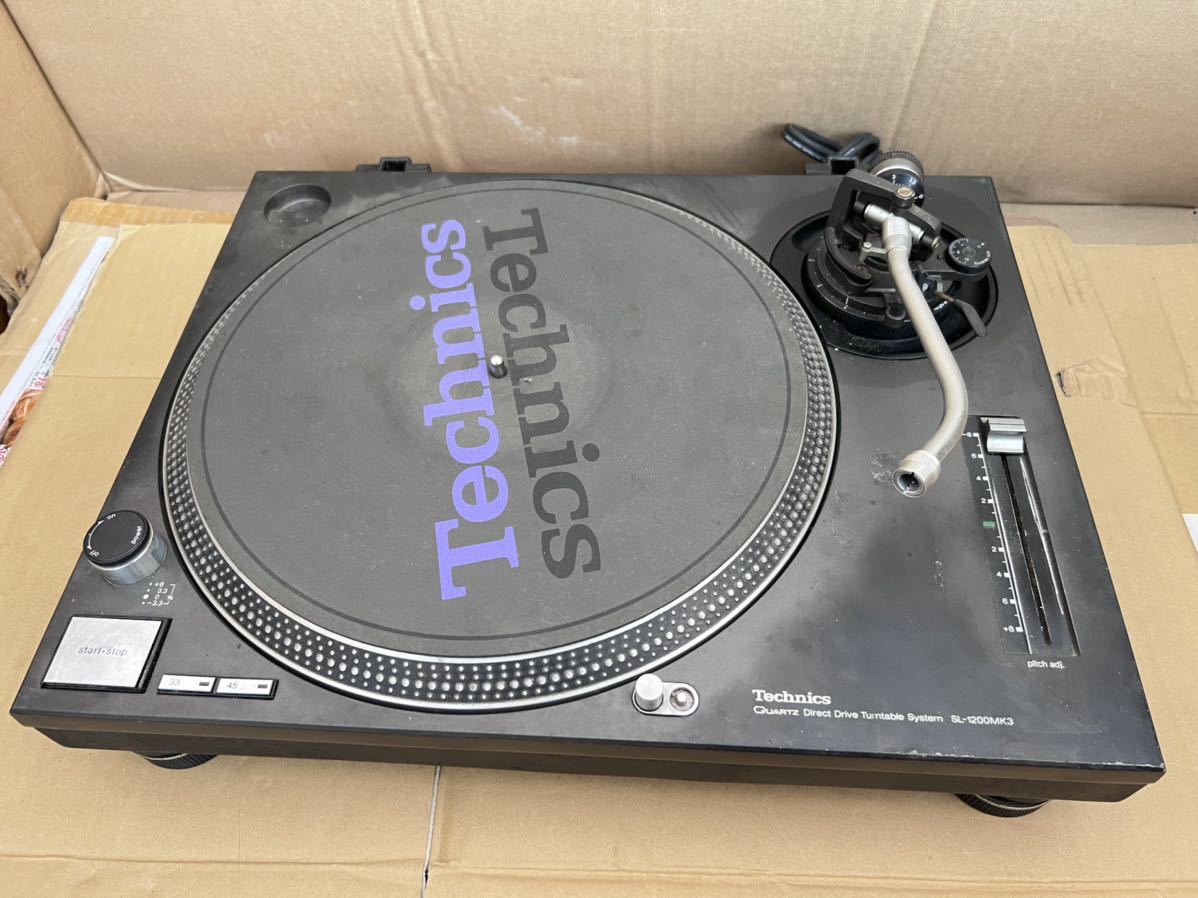 Technics テクニクス ターンテーブル SL-1200MK3 動作不明 ジャンク品
