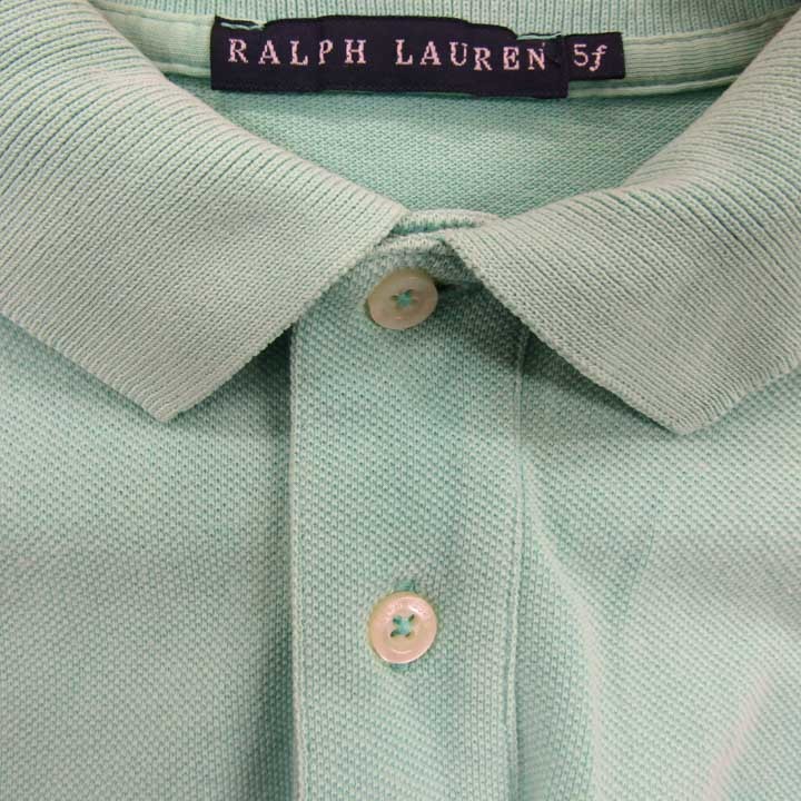  Ralph Lauren рубашка-поло с коротким рукавом одноцветный one отметка Logo Golf одежда tops большой размер женский 5f размер зеленый RALPH LAUREN