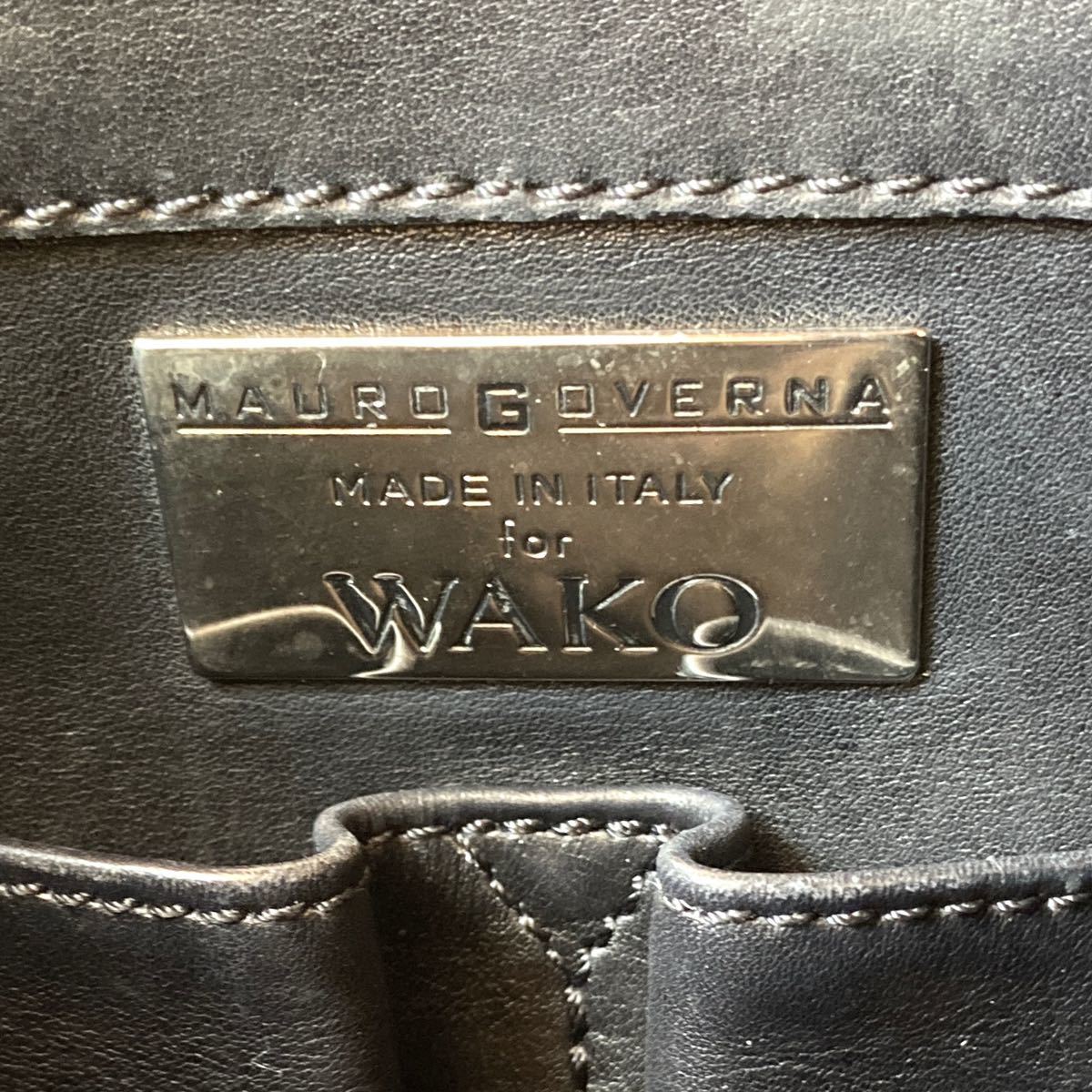 極美品 MAURO GOVERNA×WAKO 定価20万程 銀座和光 ワコウ マウロ