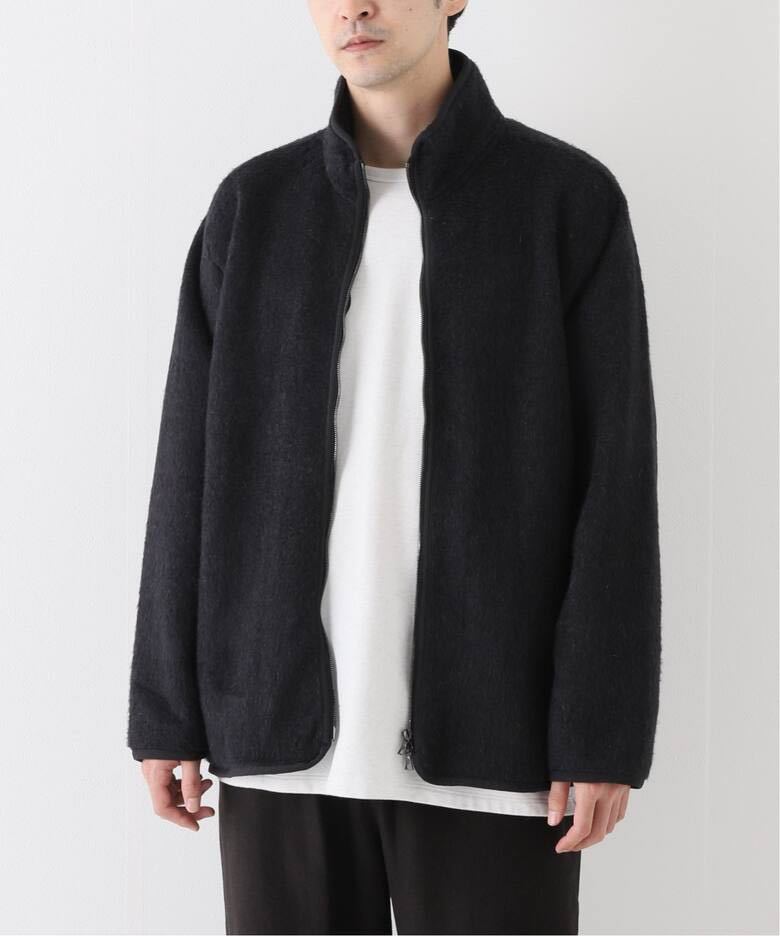 blurhms ブラームス 22AW COTTON SILK FLEECE ZIP JACKET コットン ...