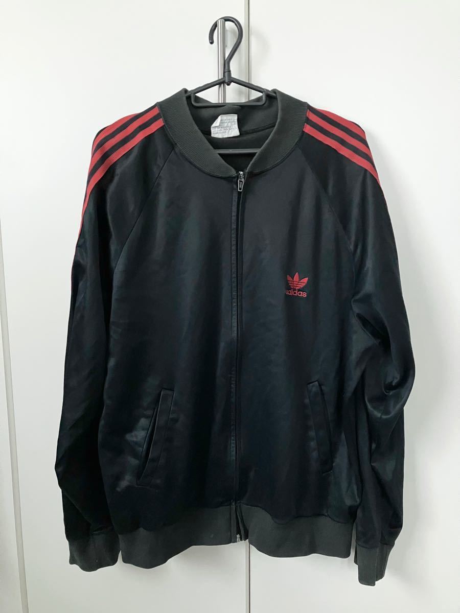 アディダス adidas ATP ジャージ トラックジャケット 黒×赤 USA製 L