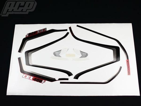 今日の超目玉】 CBX550F 1型タイプ ラインステッカーセット 新品 青 白