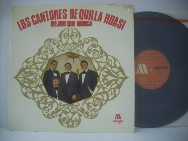 ■ アルゼンチン盤 LP 　LOS CANTORES DE QUILLA HUASI / MEJOR QUE NUNCA OSVALDO REQUENA フォルクローレ ◇r41003_画像1