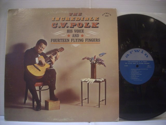 ● USA盤 LP THE INCREDIBLE C.V.POLK / HIS VOICE AND FOURTEEN FLYING FINGERS ヴァーノンポーク ◇r41014_画像1
