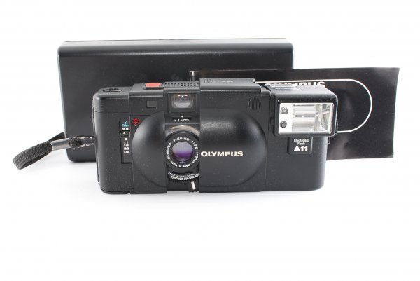 ☆各部モルト張替え済・超美品☆ オリンパス OLYMPUS XA+A11フラッシュ
