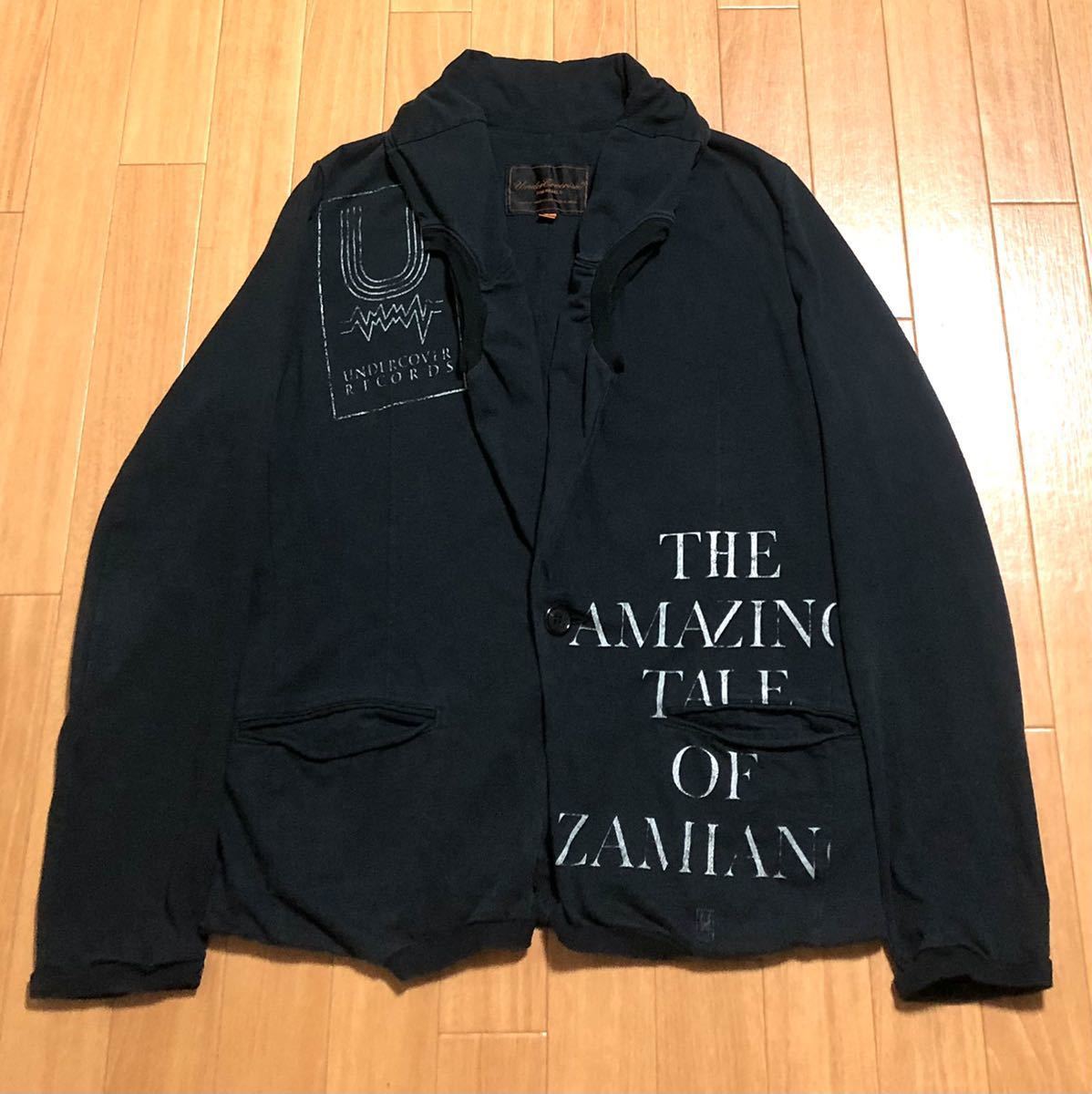 UNDERCOVER 06ss T期 the amazing tale of zamiang プリント ドッキングジャケット Tシャツツギハギ 再構築 アンダーカバー archive