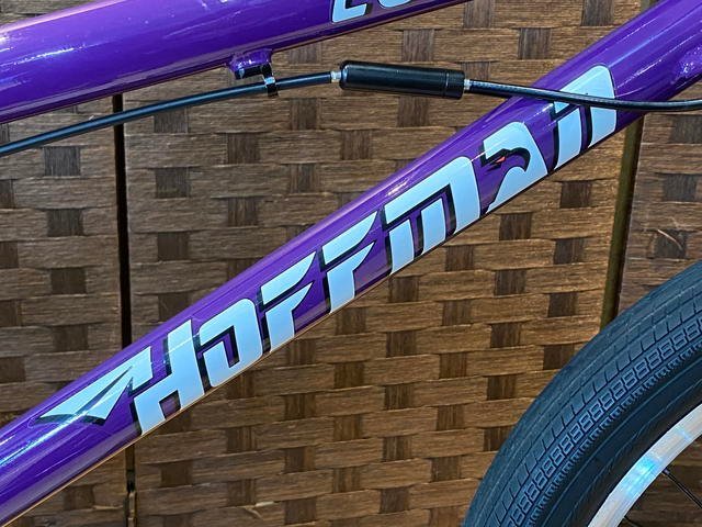 ■HOFFMAN BIKE CONDOR ホフマンバイク コンドル 2022年 20インチ パープル クロモリ BMX 自転車 札幌発★の画像7