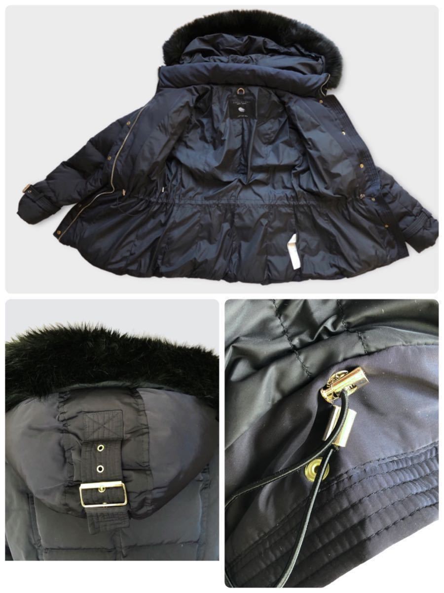 ZARA ザラ ベルト フード付き レディース 防寒 ダウンジャケット ZARA ザラ ベルト フード付き レディース 防寒 ダウンジャケット