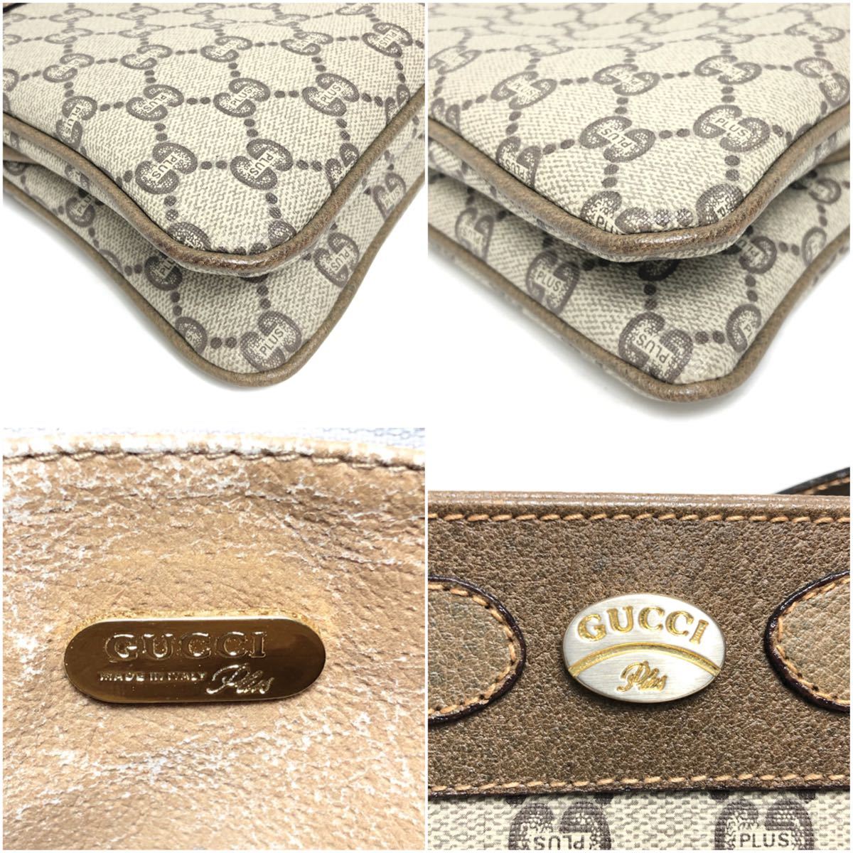 GUCCI オールドグッチ ショルダーバッグ グッチプラス GGプラス
