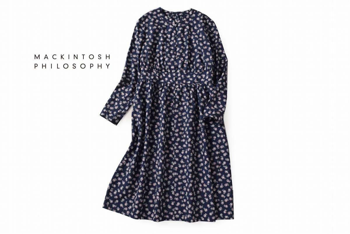 美品☆マッキントッシュフィロソフィー☆36size/7号☆ワンピースE207 bercom-ks.com