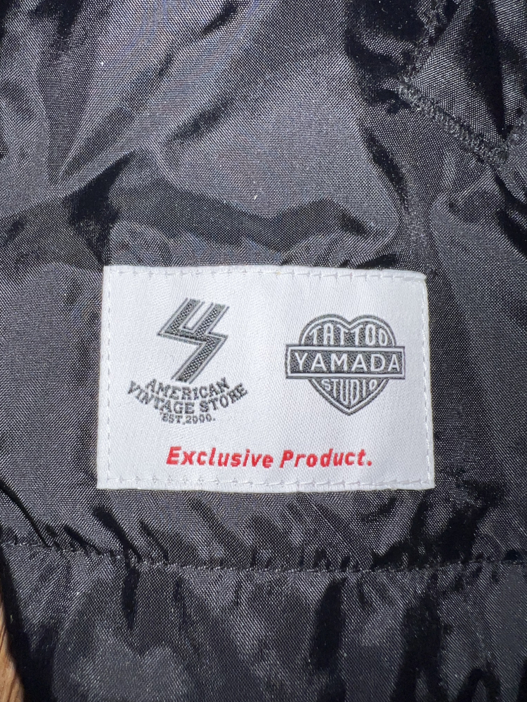 US × TATTOO STUDIO YAMADA/コーチジャケット/L/ナイロン/ブラック US × TATTOO STUDIO YAMADA/コーチジャケット/L/ナイロン/ブラック