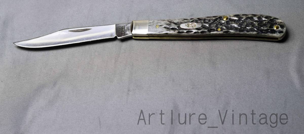 VINTAGE KNIFE CASE 米国製 ビンテージ ケースナイフ　TRAPPER BARE HD (4179-427)　新中古品箱付送料無料_画像1
