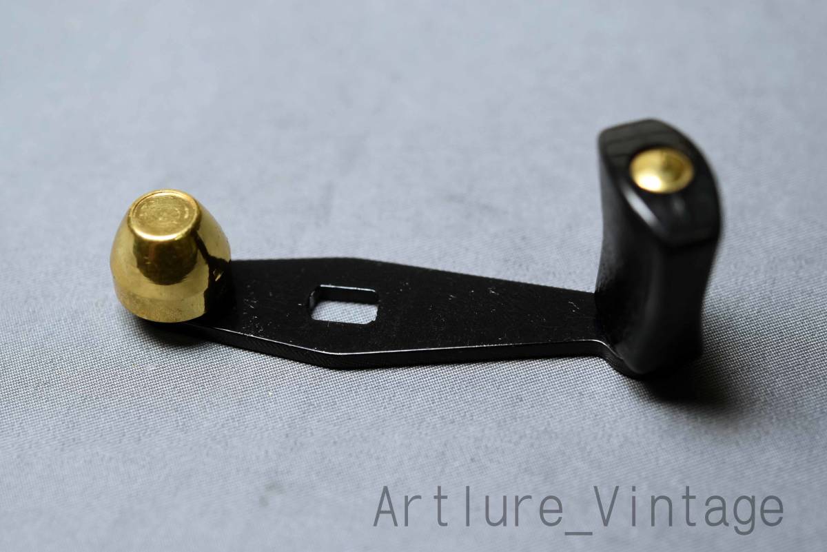 vintage abu　AMBASSADUER GOLD counterbalance handle arm length65mm GOLD BLACK (y2275-352)#abuhandle