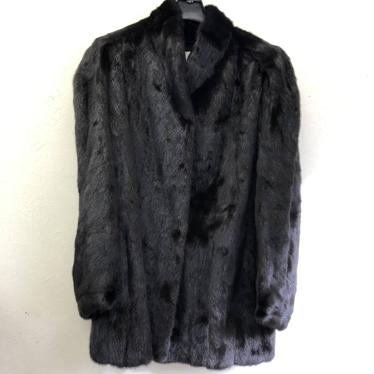 [洋服] VISCARDI：ビスカルディ 毛皮コート ミンク ダークブラウン 肩パット入り ファーコート レディースファッション