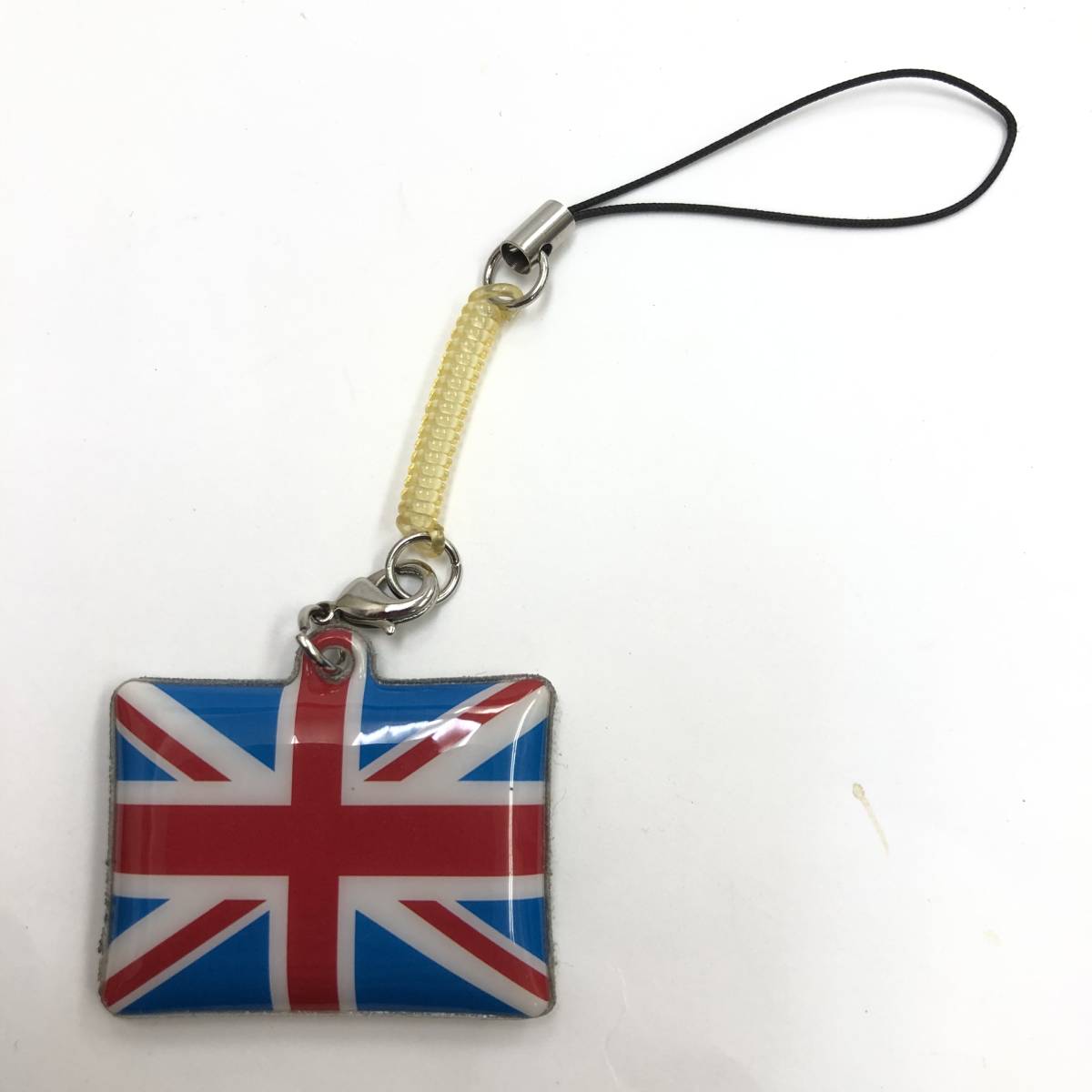[雑貨] クリーナーストラップ「イギリス国旗：ユニオンジャック」 縦幅×横幅：約3×4cm 英国 グッズ_画像1