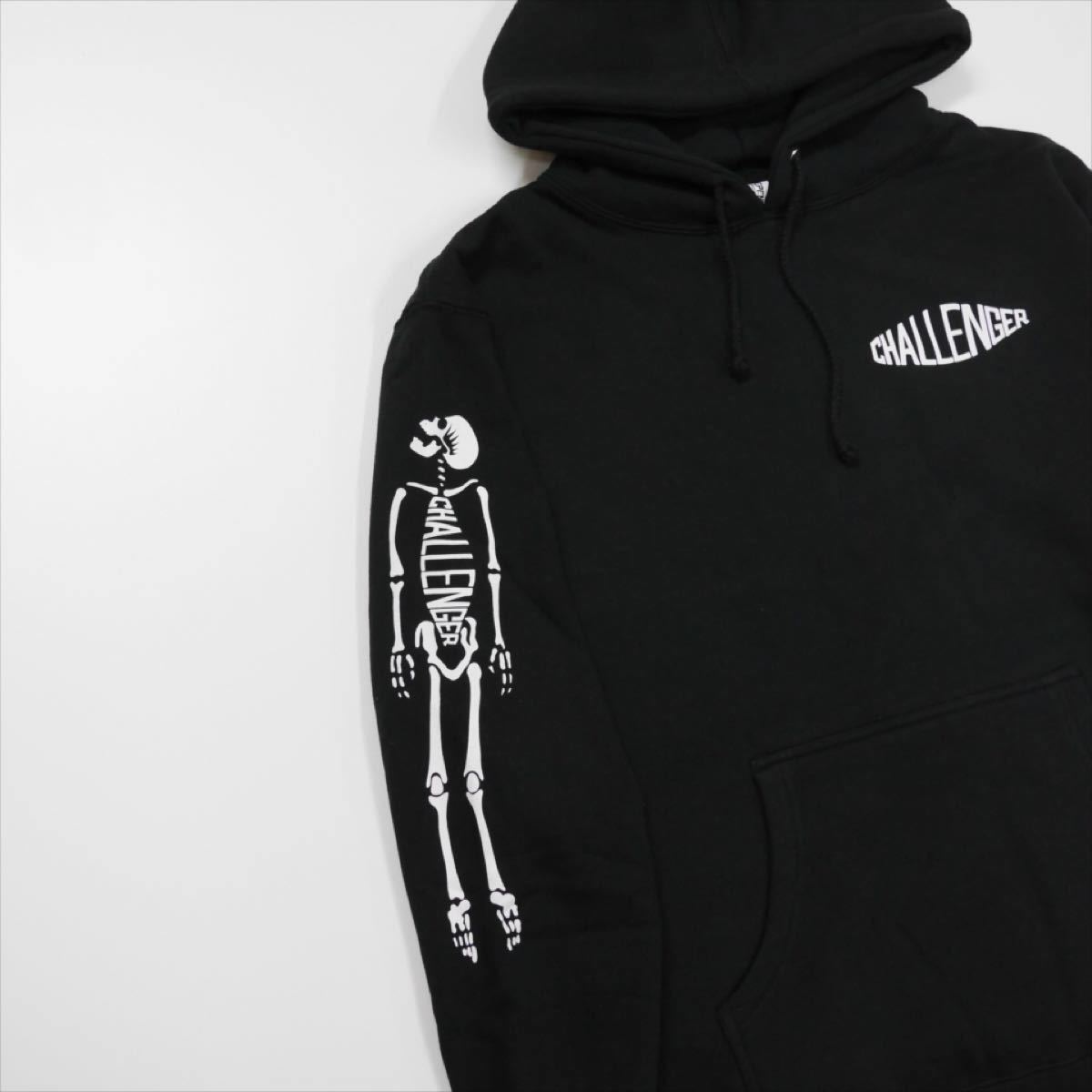 【Lサイズ】長瀬着 CHALLENGER 10TH SKULL LOGO HOODIE チャレンジャー パーカー 10周年