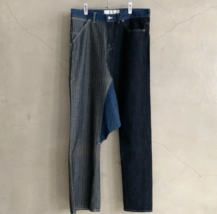 一番の贈り物 名作13ssGANRYUアシンメトリーサルエルパンツM fumito