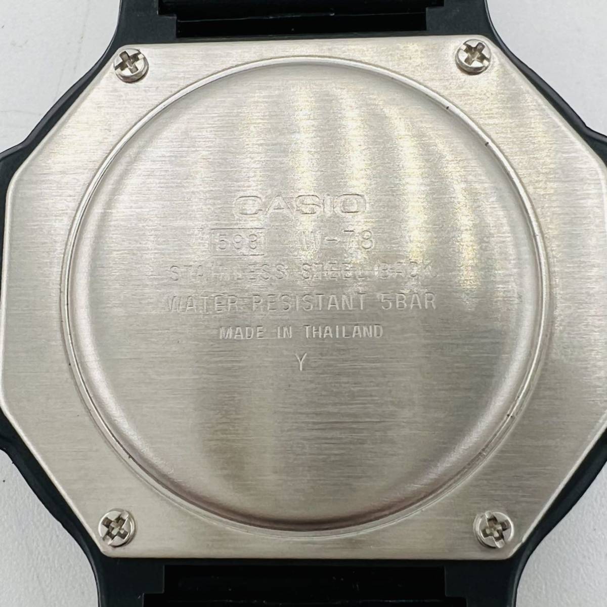 ☆【動作品】 CASIO カシオ W-78 メンズ腕時計 腕時計 時計 クオーツ