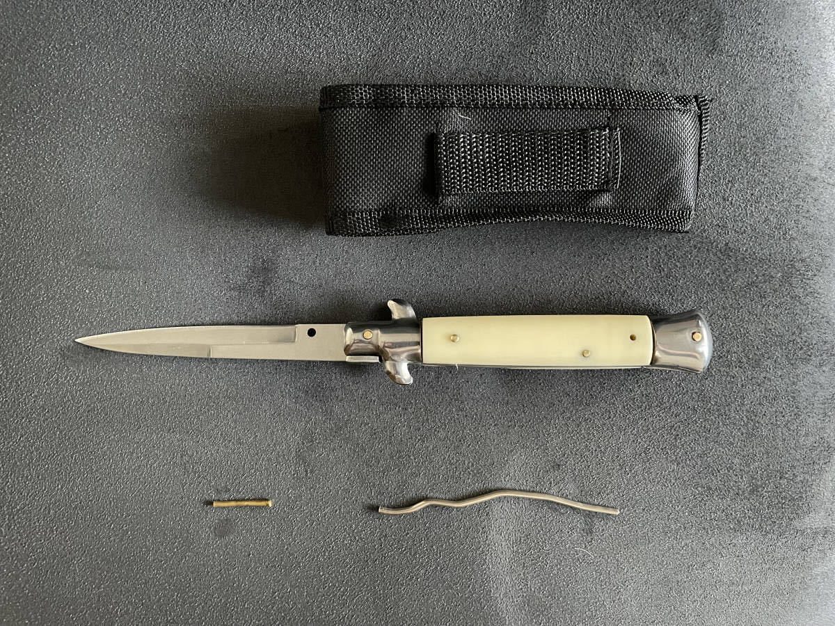 新品】AKC イタリアン スチレット ナイフ 折りたたみ 新品】AKC イタリアン スチレット ナイフ 折りたたみ