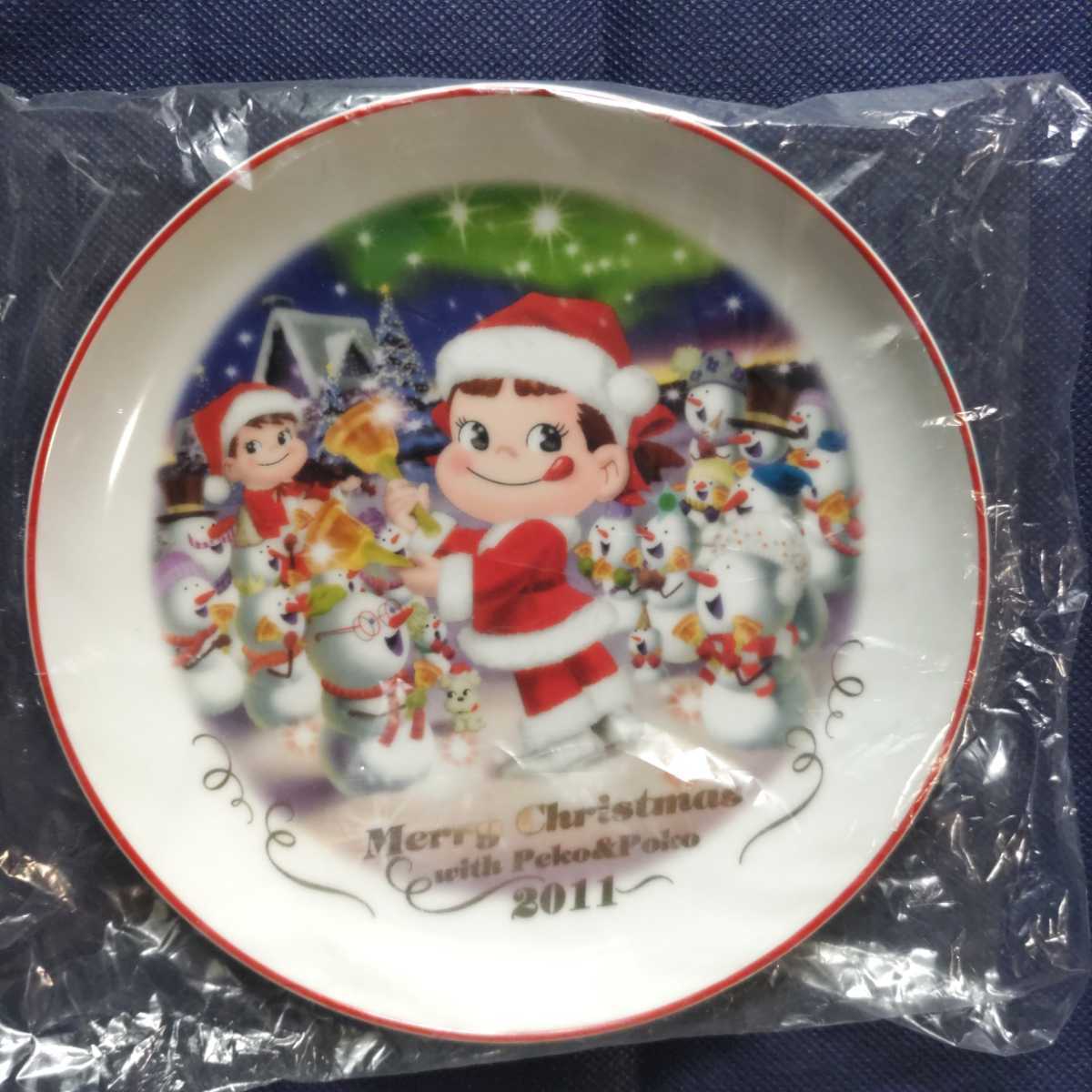 ペコちゃん　クリスマス　ケーキ皿_画像3