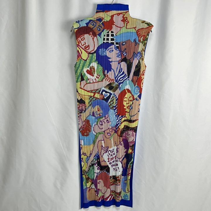 極美品】2001 PLEATS PLEASE アート ロングワンピース | charcas.gob.mx